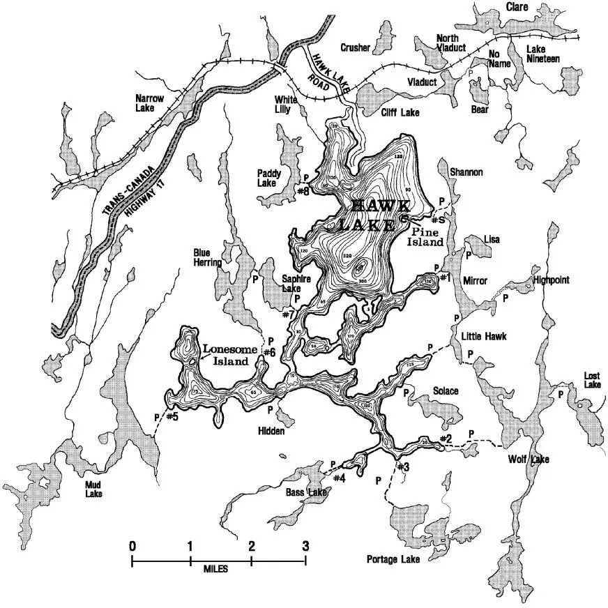 Hawk Lake And Surrounding Systems